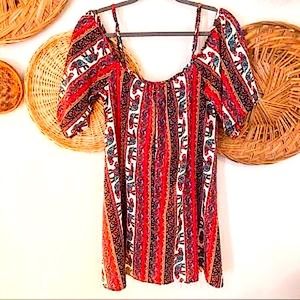 Boho paisley dress